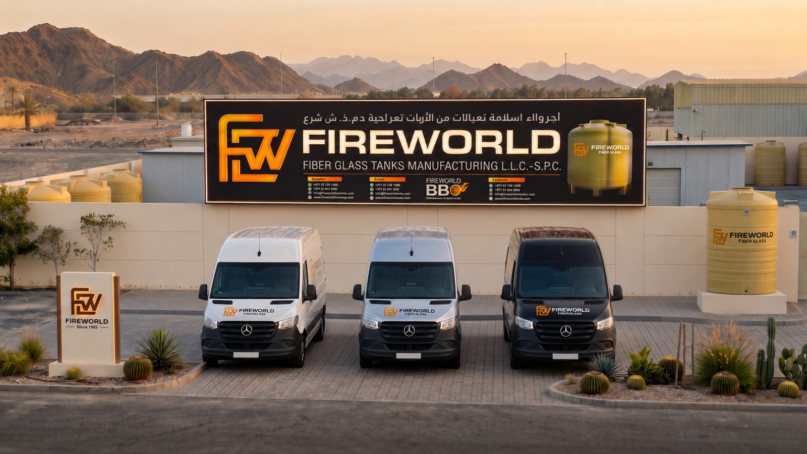 Fireworld Fiber Glass Factory UAE
