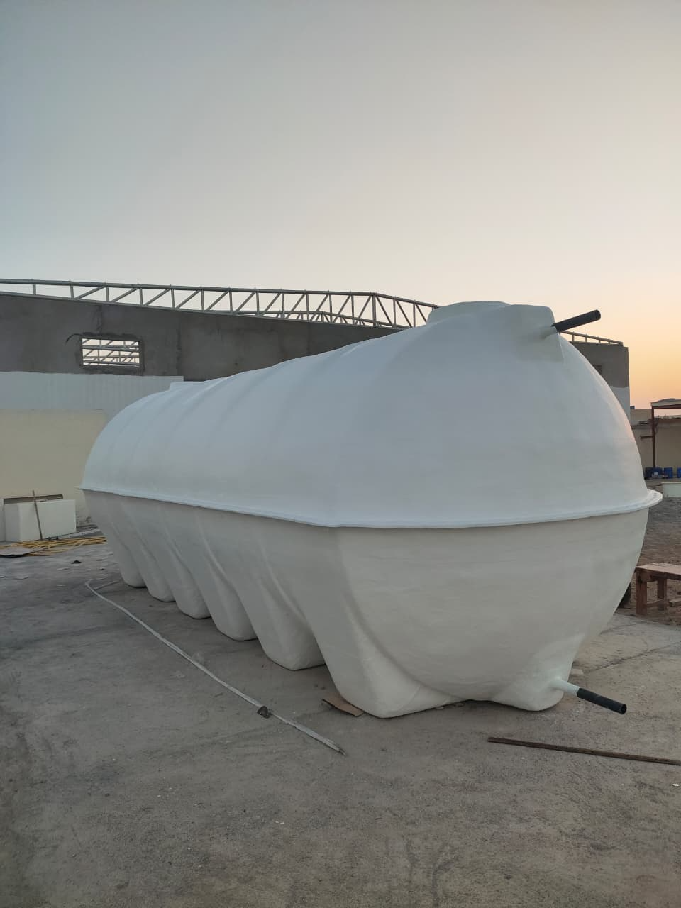 GRP Cylindrical Water Tanks UAE